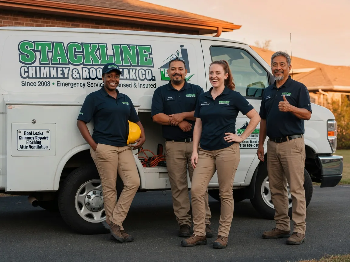 Chimney flashing repair company in Roberts, WI